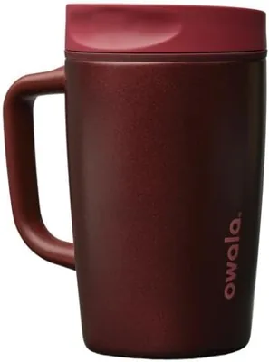 Owala SmoothSip Slider Travel Mug, Insulated, Leak Proof, 100% Safe for Hot/Cold Drinks