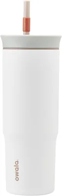 Owala Stainless Steel Triple Layer Insulated Travel Tumbler, 24 oz Grey/White, 9% Off