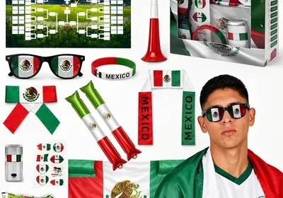 Free ad: Paquete Fiesta Fútbol México 2026 - Accesorios, Bastones, Bocina y Gafas de Sol in Mexico. Paquete Fiesta Fútbol México 2026 - Accesorios, Bastones, Bocina y Gafas de Sol in Mexico