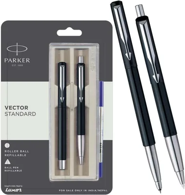 Parker Vector Standard CT(RB+BP) Pen (Black) Best Deal