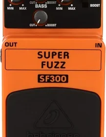 Pedal de distorsión para guitarra Behringer SF300 Naranja - Mejor Trato in Portugal