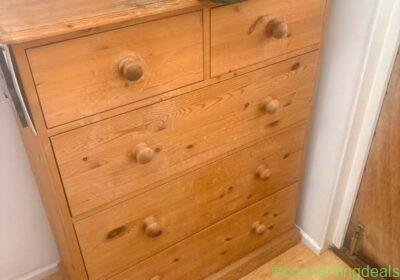 Free ad: Pine drawers 950 wide x 1200 high in London. Pine drawers 950 wide x 1200 high in London