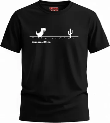 Playera HOMBRE Rott Wear No Internet You Are Offline