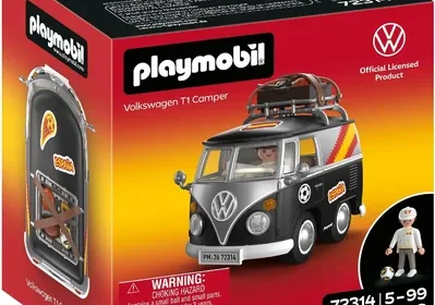 Playmobil Volkswagen T1 Camper ESP Edición | Camión Retro Ícono con Equipo Deportivo, Portaequipajes y Calcomanías in Portugal