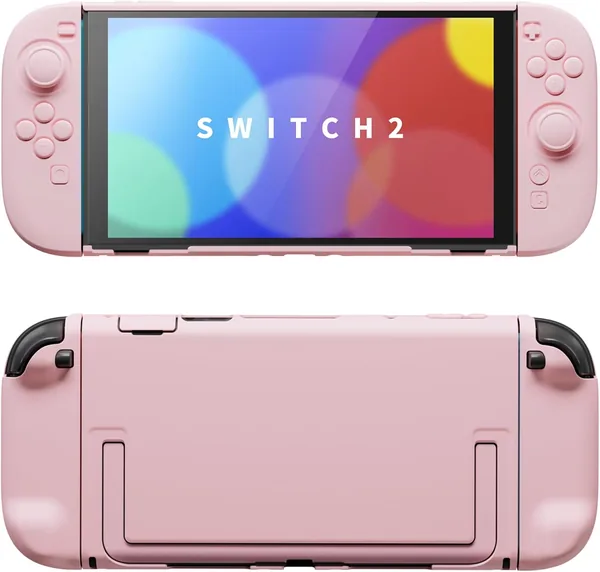 PlayVital Beschermhoes voor Nintendo Switch 2 – Dockabele harde hoes met duimgrepen, sticker en knopafdekkingen, anti-krat