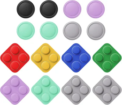 PlayVital Protectores de Silicona para Botones y Agarre para el Pulgar para Nintendo Switch 2, Tapas de Botones Direccionales – 15% Descuento