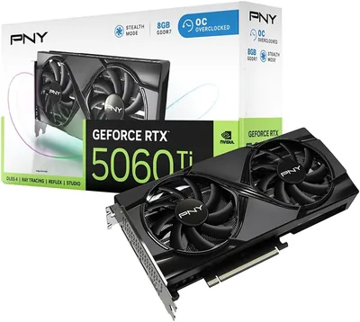 PNY GeForce RTX 5060 Ti 8GB Overclocked Dual Fan DLSS 4 – 11% de réduction