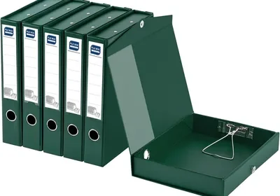 POERMA A4 Box Files - 6 Pack Foldable Document Organizer with Magnetic Closure in Kuwait