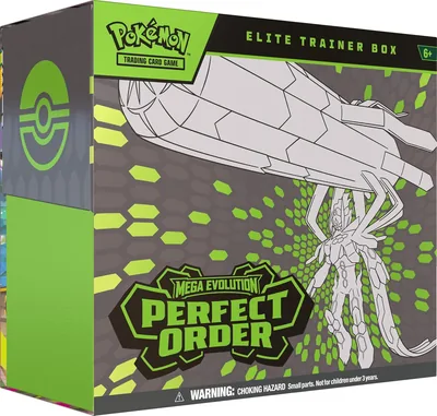 Pokémon TCG: Mega Evolution-Perfect Order Elite – Caja de Entrenamiento 34% Off