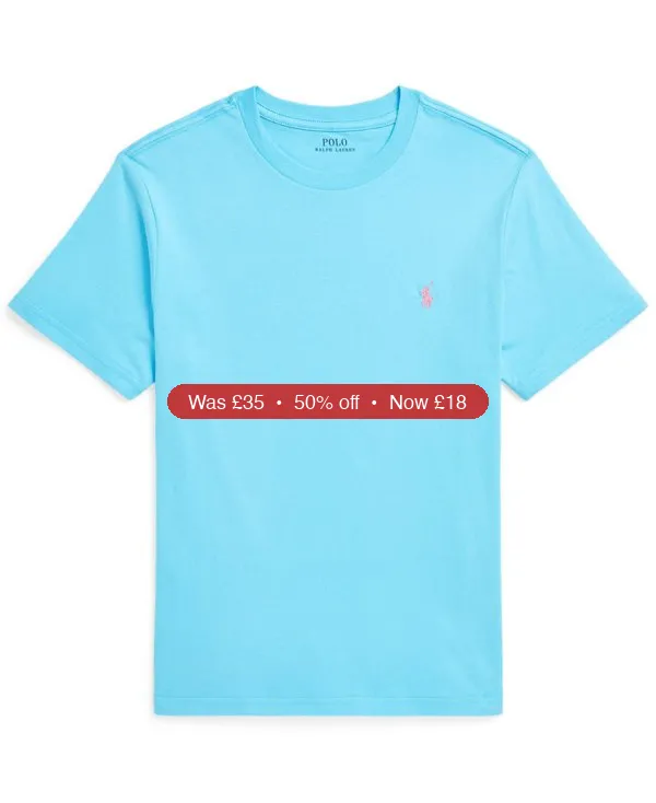 Polo Ralph Lauren Boys’ 8-20 Crewneck T-Shirt – 50% Off