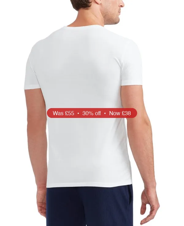 Polo Ralph Lauren Men’s 3-Pack Slim-Fit Classic Cotton Crew Undershirts – 30% Off