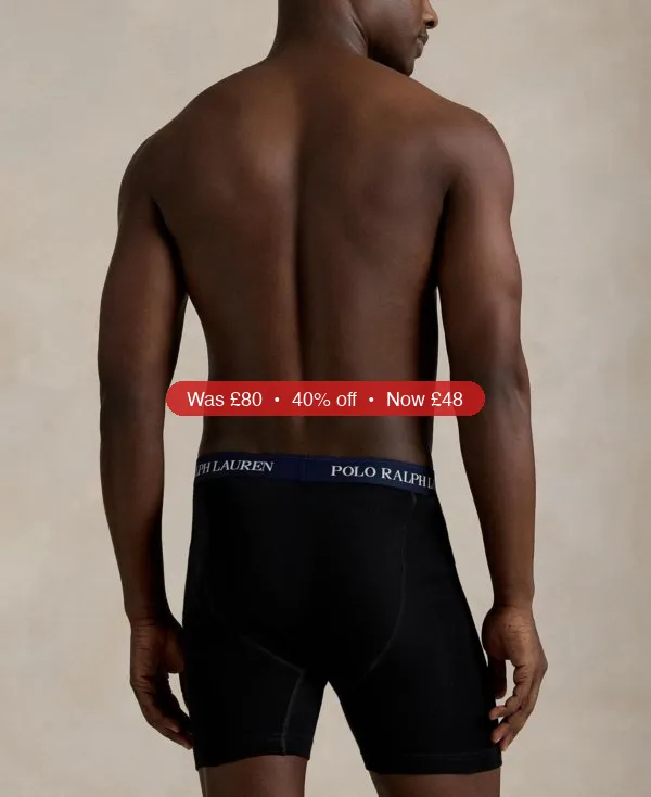 Polo Ralph Lauren Men’s Classic-Fit Knit Boxer Briefs, 5+1 Pack – 40% Off
