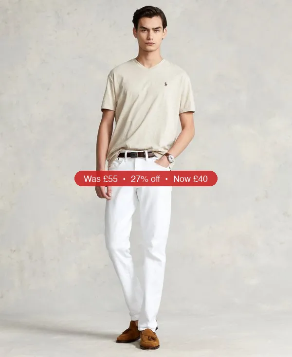 Polo Ralph Lauren Men’s Classic-Fit V-Neck T-Shirt – 27% Off