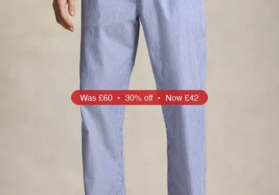 Polo Ralph Lauren Men's Classic Striped Pattern Pajama Pants - 30% Off in United States