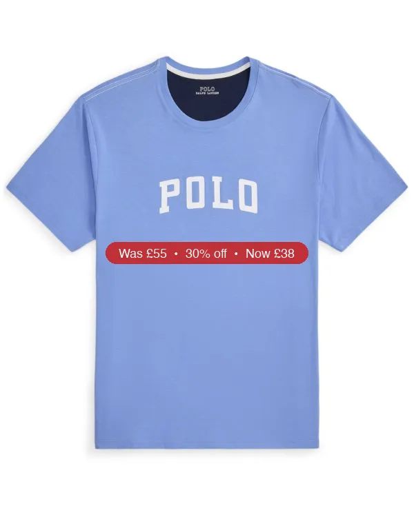 Polo Ralph Lauren Men’s Crewneck Pajama T-Shirt – 30% Off