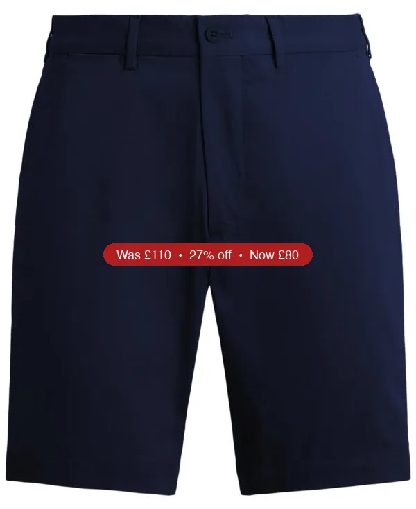 Polo Ralph Lauren Men’s Straight-Fit Performance Shorts – 27% Off