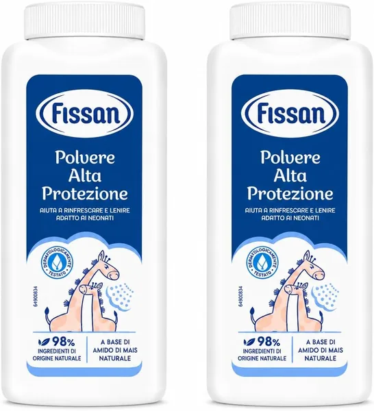 Polvere Alta Protezione – Talco Protettivo per Neonati e Bambini – Con Amido di Mais Naturale e Ossido di Zinco – Risparmia il 23%