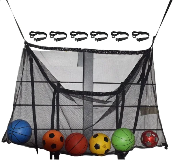 Pool Float Lagringa Net, 145x84cm Hangande Stor Mesh | Heavy Duty Snabbt Dry Pool Toy Lagringa Net för Svimmbad Ringar och Toyer