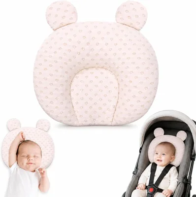Portable Baby Pillow – Soft & Breathable Newborn Support