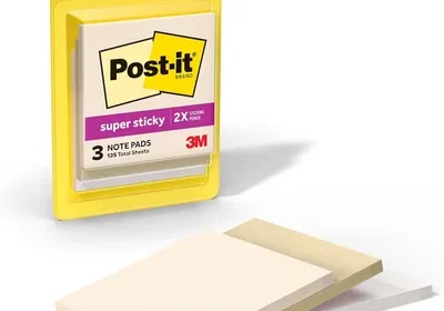 Post-it Super Sticky Notes 3 Pads 3x3in Office School Supplies, Best Deal in Singapore