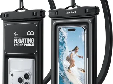 Pouch pour smartphone Lamicall Étanche - [Supérieure flottabilité] 2 Pouches IP68 avec corde ajustable, HD Touch - Pack de 2 in France