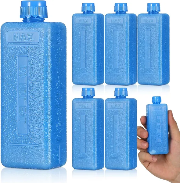 Prétyzoom 8 Pack Mini Bloc Réfrigérant pour Climatiseur Portatif, Accessoires Boîte à Lunch Réutilisable