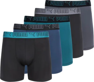 Puma 5 Pack Boxer Briefs para Hombres – Ahorra 19% en Amazon