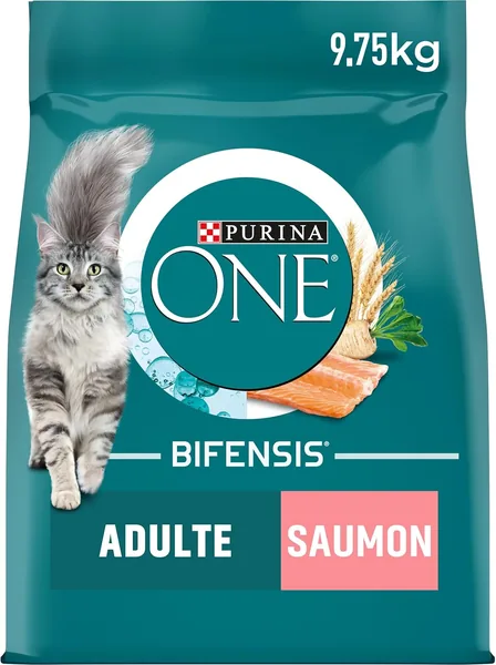 Purina One – Aliment sec pour chat adulte stérilisé – Saumon – Sac de 9,5 kg | Meilleur Prix