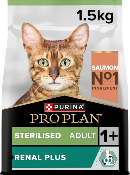 Purina Pro Plan Renal Plus pour Chat Stérilisé – Aliment Dry complet pour chats adultes