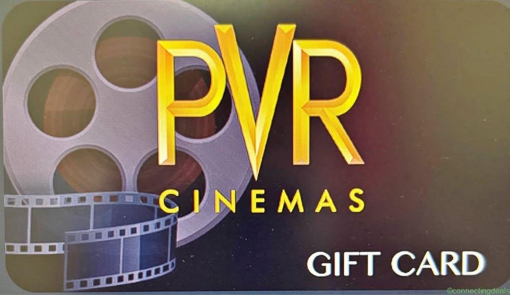 PVR GIFT CARD VALUE OF RUPEES 500