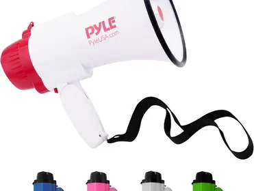 Pyle Megáfono Altavoz Portátil con Sirena Integrada, 730 MTS de Alcance, 30W Compacto. ¡10% Off! in Mexico