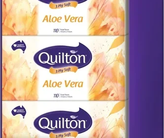 Free ad: Quilton 3-Ply Aloe Vera Facial Tissues 12 Boxes Best Deal in Australia. Quilton 3-Ply Aloe Vera Facial Tissues 12 Boxes Best Deal in Australia