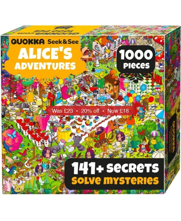 Quokka 1000 Piece Puzzle for Adults Hood — Fantasy Adult Puzzles with Secret Tasks & Fairy Tale Audio Story for Deep Relaxation – 20% Off