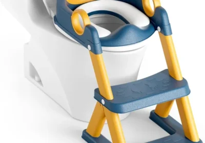 Rabb 1° Ridutore di WC per Bambini, Seduta Sollevata per Ragazzi e Ragazze, Piattaforma Antiscivolo Anti-Spruzzi, Blu Giallo - Sconto del 12% in Italy