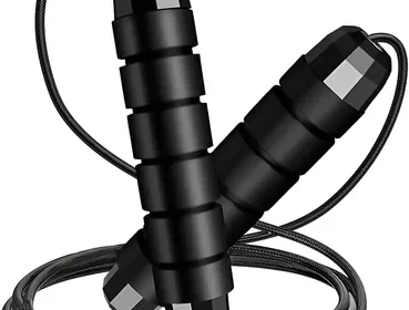 Raganet, Cuerda Para Saltar Profesional Azul, Rodamientos De Precisión 360°, Cable De Acero Re in Mexico