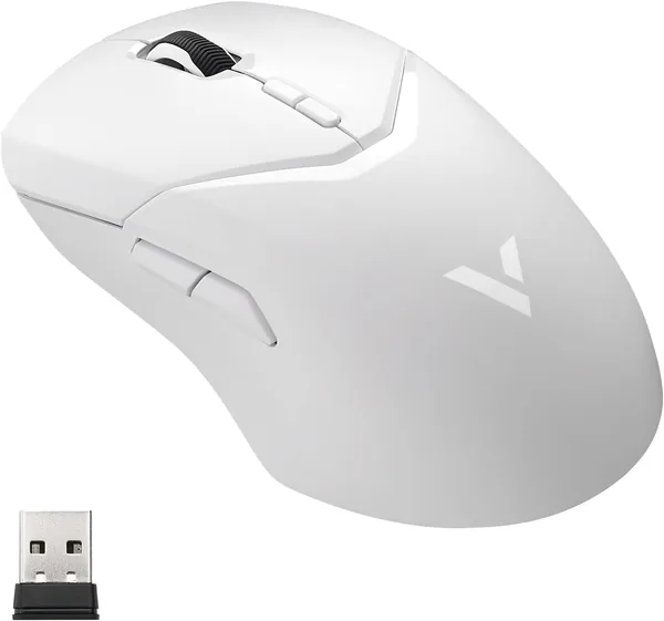 Ratón de juego inalámbrico Rapoo VT9 Pro, sensor Paw 3398, 26000 dpi, respuesta de 1 ms, ultra ligero, hasta 160 horas de batería, 10 Prog – 23% de descuento