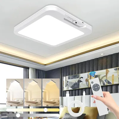Rechargeable Motion Sensor Ceiling Light – Magnetic Wireless Battery Best Deal