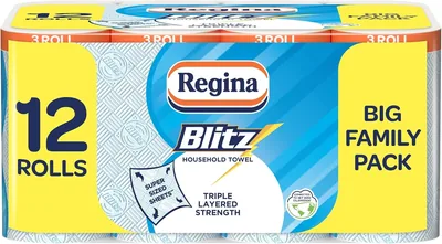 Regina Blitz Household Towels 36% Off - 12 Rolls in Ireland