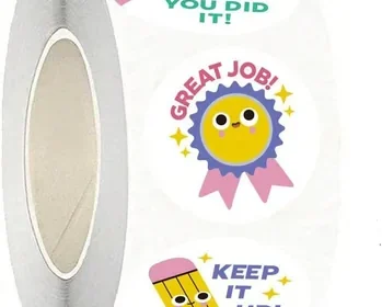 Free ad: Reward Stickers 500 Sheets Round Star Labels, Office Decorative Stic in Kuwait. Reward Stickers 500 Sheets Round Star Labels, Office Decorative Stic in Kuwait
