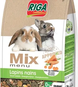 Free ad: Riga - Menu Mix pour Lapins Nains - Mélange de Vitamines et de Légumineuses - Carotte - 4.5/5 étoiles (1524 avis) in France. Riga - Menu Mix pour Lapins Nains - Mélange de Vitamines et de Légumineuses - Carotte - 4.5/5 étoiles (1524 avis) in France