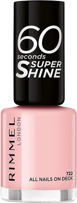 Rimmel London 60 segundos Super Brillo #722 – Todas las uñas preparadas, 10 ml – Paquete de 1 (Mejor Oferta)
