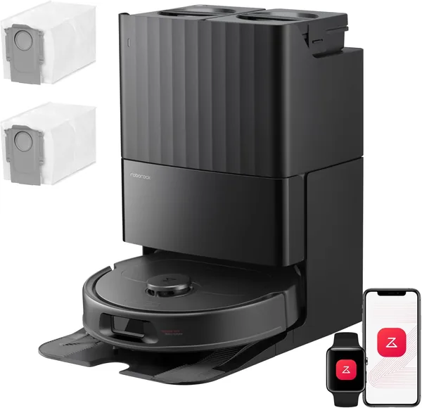 Roborock Qrevo S Pro : Aspirateur robot 18500Pa avec séchage à l’air chaud, 33% de réduction