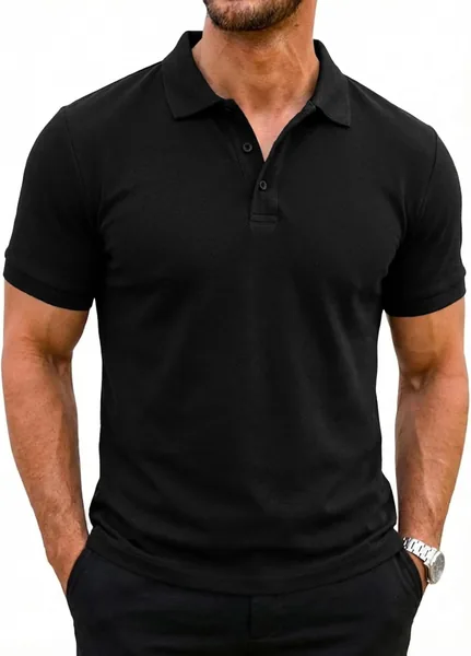 Runcati Heren Polo Shirt Kort Mouw Zomer Tennis T-Shirt Mannen Solide Golf Sport Polo Hemd Basis Regelrecht Polo Shirt – Best Deal