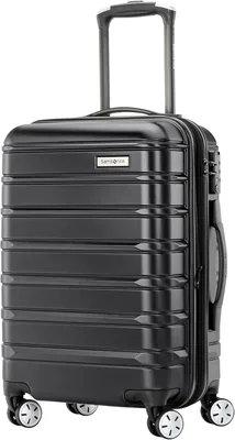 Samsonite Omni 2 Hardside Luggage, Midnight Black, Expandable Carry-on, Best Deal