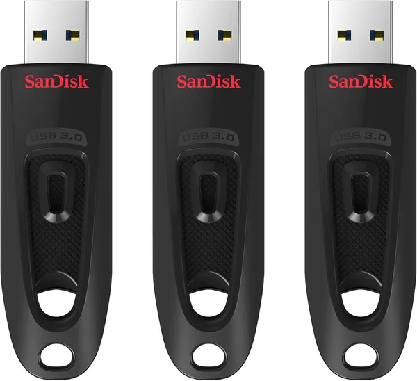 SanDisk 32GB Ultra USB 3.0 Flash Drive med 38% rabatt