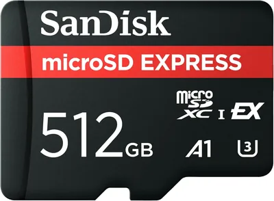 SanDisk microSD Express Card 512GB – 880MB/s Leesnelheid – 27% Korting