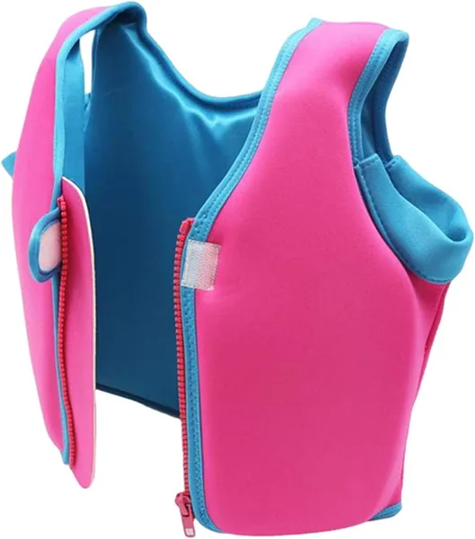 Schwimmweste für Kinder | Verstellbare Schwim vest für Jungen und Mädchen 4-12 Jahre | Poolschwimmhilfe mit Reißverschluss