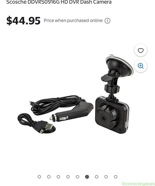Scosche DDVR0916G HD DVR Dash Camera