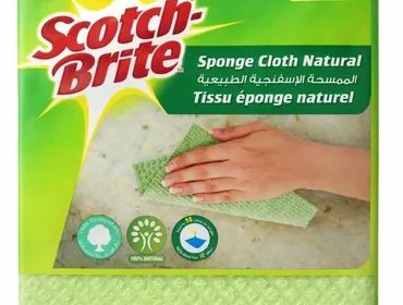 Free ad: Scotch-Brite Multi-Purpose Sponge Cloth - Natural Green, 5pk | Quick Liquid Absorbency | Cloth Texture in Kuwait. Scotch-Brite Multi-Purpose Sponge Cloth - Natural Green, 5pk | Quick Liquid Absorbency | Cloth Texture in Kuwait