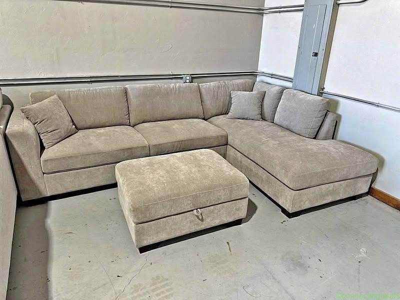SCS Chenille Sofa ~ Asap Delivery